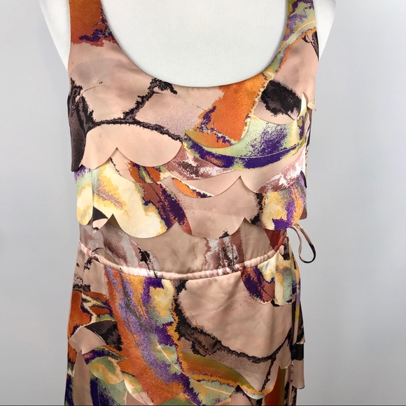 Ali Ro Vibrant Scallop Dress Size 2 - Picture 5 of 7